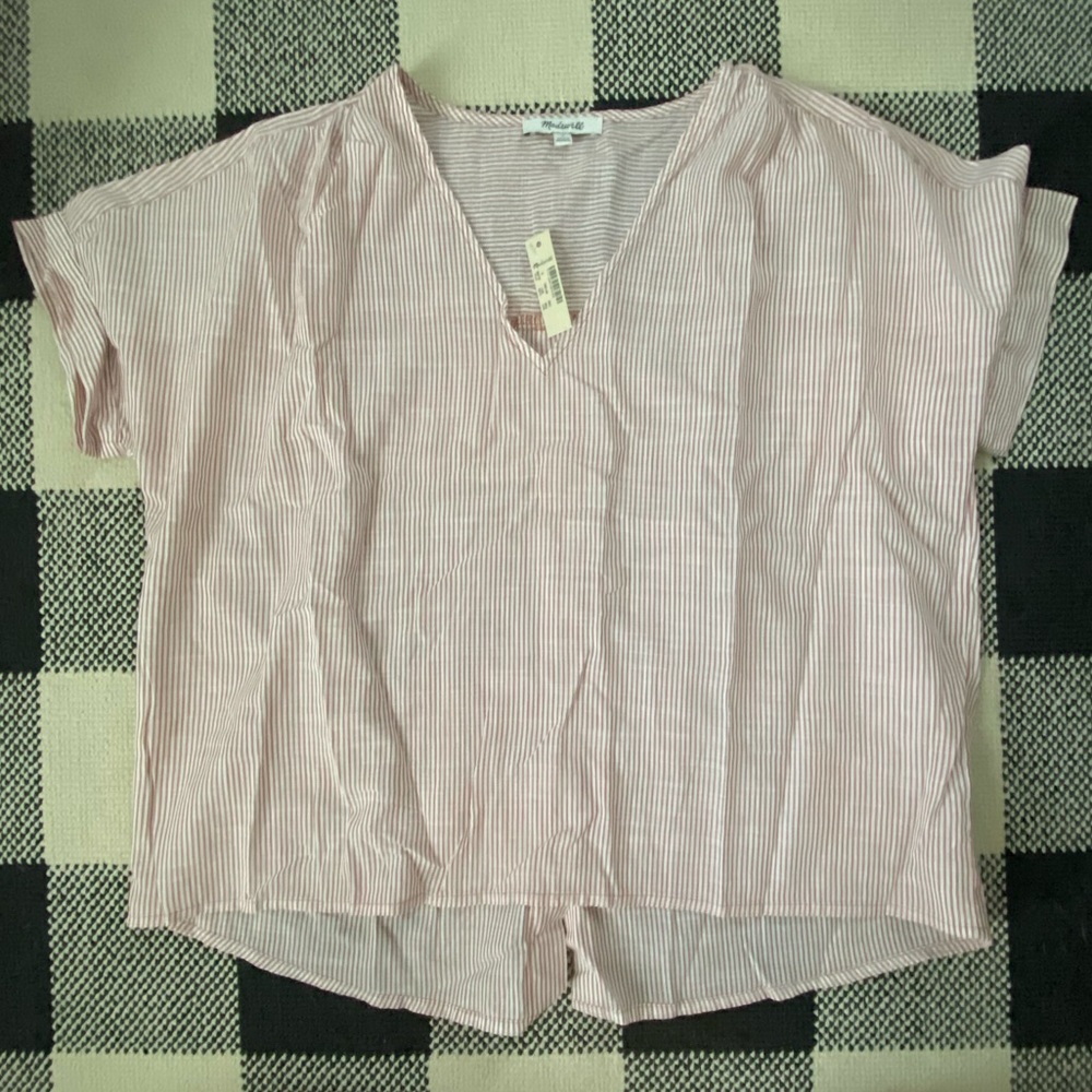 NWT Madewell button back blouse